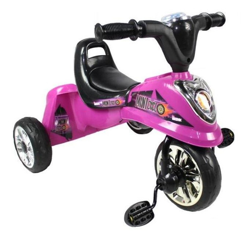 Miniciclo Triciclo Infantil Rosa Bel Sports