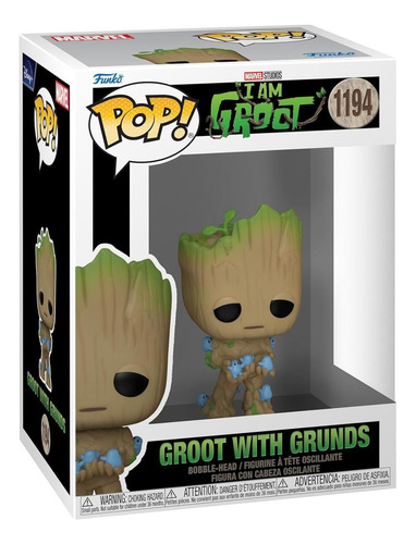 Funko Pop I Am Groot Groot With Grunds