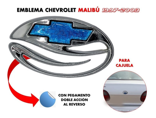 Emblema Para Cajuela Compatible Con Chevrolet Malibú 97-03