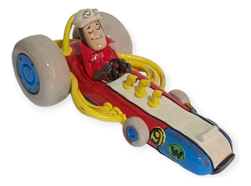 Adorno Para Torta Super Heterodino Coleccionable Autos Locos Azul Autos Locos