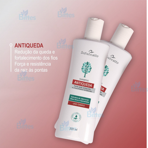 Shampoo Antiqueda Sofisticatto Cosméticos Hidratante Os Fios