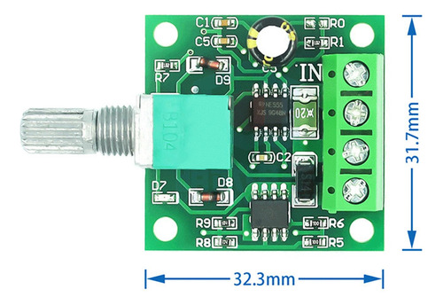 Regulador De Velocidade Variável Pwm, Interruptor De