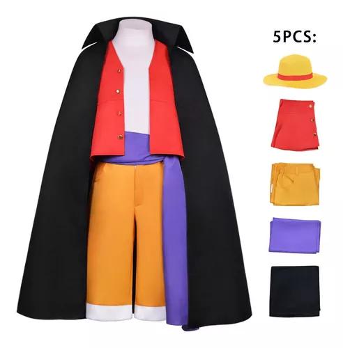 Roupa De Cosplay One Piece Cos Luffy