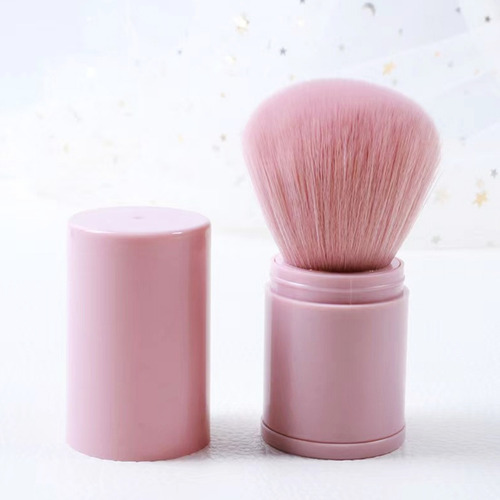 (bk) Brocha De Maquillaje Kabuki, Brocha Para Rubor Facial D