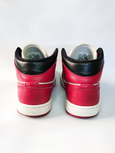 Zapatillas Nike Air Jordan 1 Mid Alternate Bred Toe Usadas (Usado)