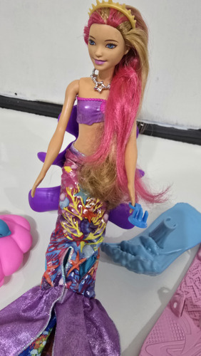 Barbie Sirena Y Accesorios (Usado)