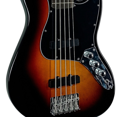 Imagem 3 de 3 de Contrabaixo Waldman Jazz Bass Gjj-205x Bs 5 Cordas