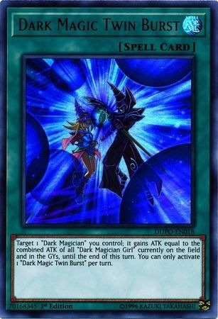 Magia Oscura De Ráfaga Doble Ultra Raro Yugioh