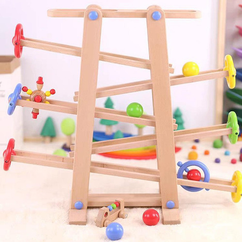 Pista De Montaña Rusa, Juego De Construcción De Juguete De