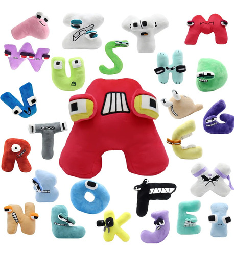 Juguetes De Peluche Educativos Soft Letter Pillow