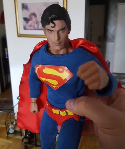 Superman Traje Christopher Reeve 1/6  Figuras 12 Pulgadas