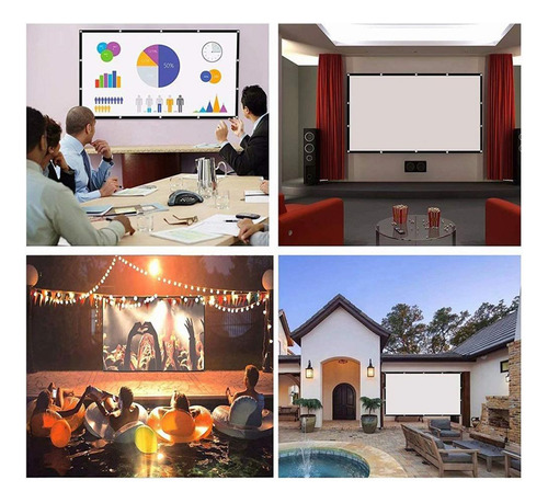 Pantalla De Película De 100 Pulgadas (203x152 Cm) 4: 3