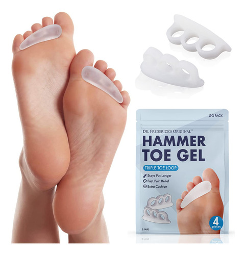 Dr. Frederick's Original Gel Hammer Toe - 4 Piezas - Cresta