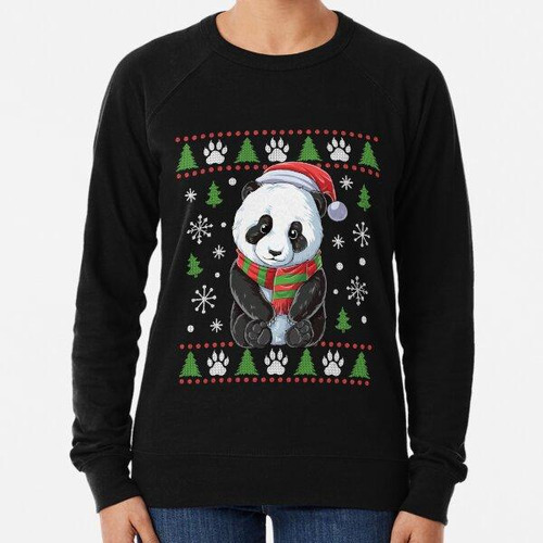Buzo Panda Ugly Christmas Sweater T-shirt Santa Hat Bear Xma