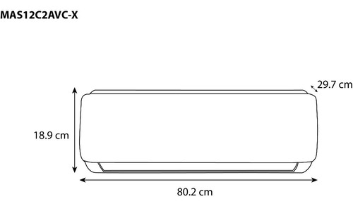 Imagen 2 de 4 de Minislplit Inverter Midea Aurora Xtreme 1 Ton Frío 220v