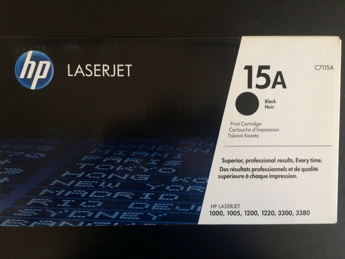 Toner Hp C7115a, Laserjet 1000/ 1005/ 1200/ 1220/ 3300/ 3380