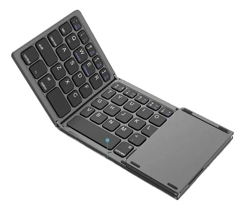 Mini Teclado Bluetooth Plegable Ultrafino Con Almohadilla Tá