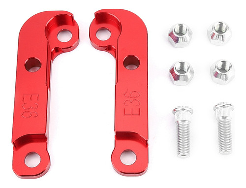 Adaptador De Aluminio Rojo Drift Lock Que Aumenta El Ángulo