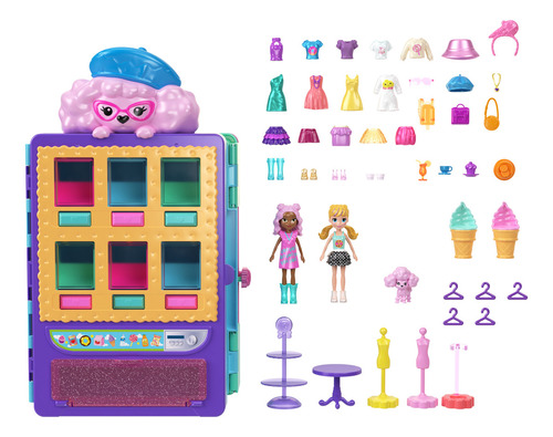 Polly Pocket Servicio De Modas Dulces Set De Juego