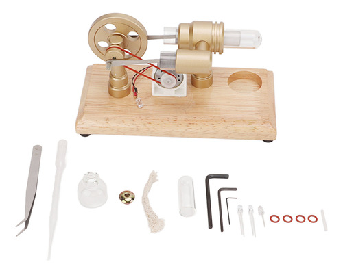 Juguete Educativo Con Motor Stirling, Modelo: Cnc Frame Mult