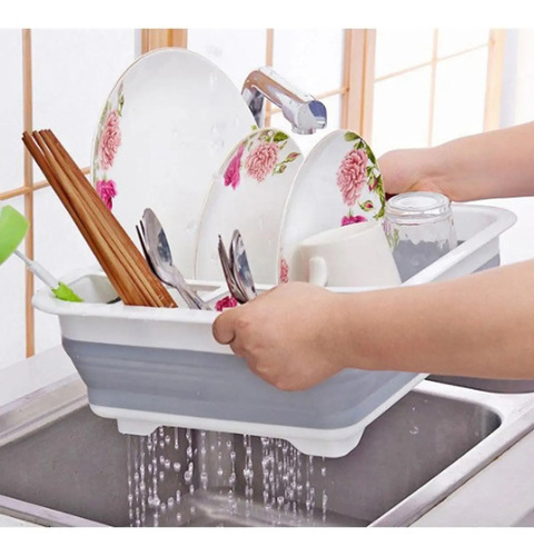 Secador Platos Escurridor Para Vajilla De Silicona Excelente