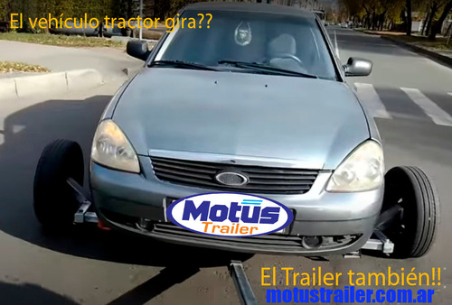 Trailer Desarmable Dolly P/remolque 800kg Modelo Patentado
