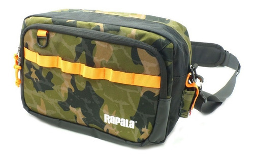 Bolso De Pesca Rapala Bandolera Jungle Camo Rjumb