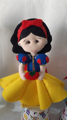 Branca De Neve E Sete Anões Em Feltro 11 Peças