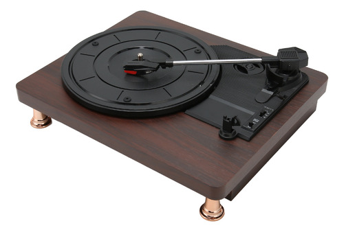 Tocadiscos Con Tocadiscos De Vinilo De 3 Velocidades, Vintag