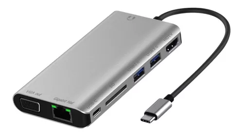 Hub Multiplicador Usb C Hdmi Vga Red Carga 100w Baseus