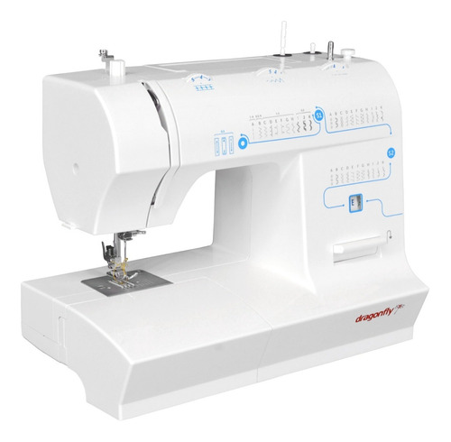 Maquina Coser Recta 33 Puntadas Agujas Luz Led Domestica