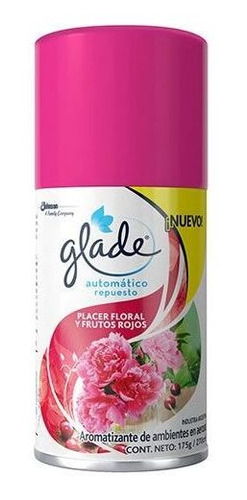 Glade Automatico Placer Floral Y Frutos Rojos Repuesto 175 G