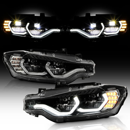 Para Tipo Halogeno Bmw Sedan Drl Tube Full Led Proyector Par