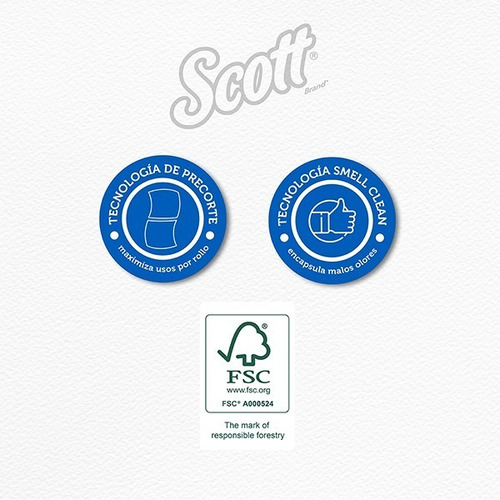 Imagen 6 de 6 de Combo:dispensador + 4 Rollos Papel Higienico Scott 250mts