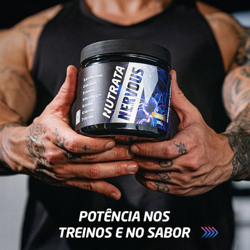 Pré Treino Nervous Sabor Pink Lemonade - Nutrata 300g