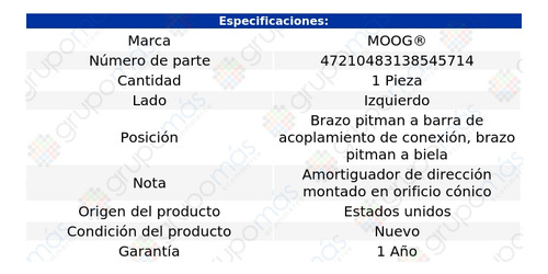 Cople Direccion Izq Dodge Ram 3500 03 Al 08 Moog