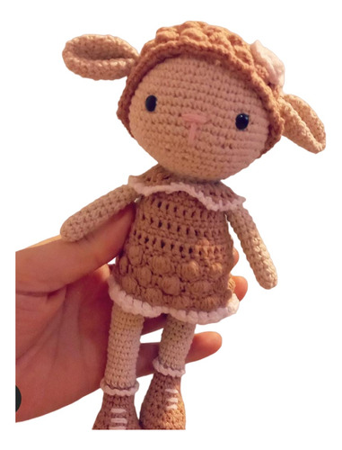 Ovejita Amigurumi  Muñeco De Apego  Tejido Crochet