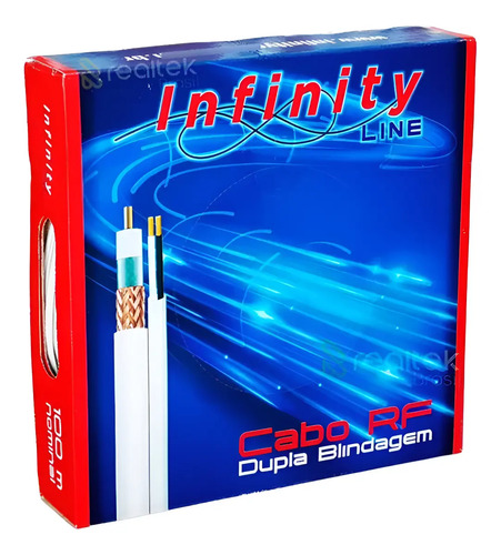 Cabo Coaxial Infinity Rf 4,0mm - 100m