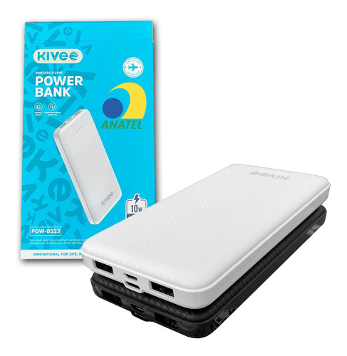 Powerbank Universal 10000mah Bateria Externa Portátil 