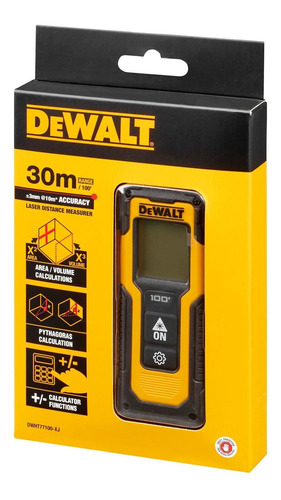 Imagen 6 de 8 de Medidor De Distancia Láser 30m Dewalt Dwht77100-cn
