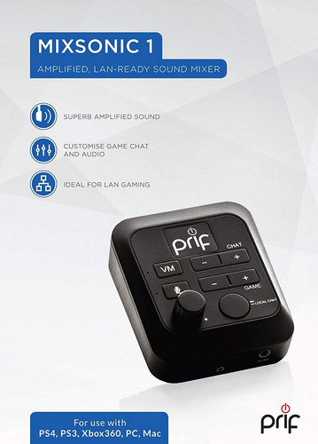 Prif Mixsonic 1 Gaming Adapter Not Machine Specific