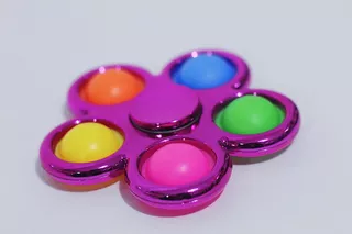 Spinner Pop It Juguete Sensorial Antiestrés Fidget Toy