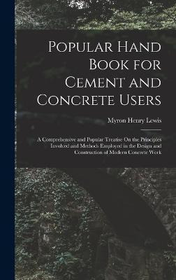 Libro Popular Hand Book For Cement And Concrete Users : A...