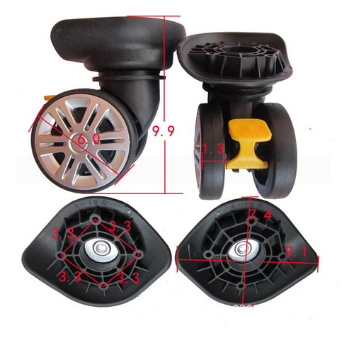 Ruedas Para Maleta De Equipaje De 4 Piezas, Ruedas Para