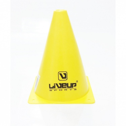 10 Cones De Pvc Amarelo Vivo Demarcatório Liveup