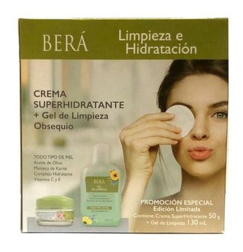 Set Bera Crema Hidratante + Gel De Limpieza