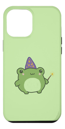 iPhone 12 Pro Max Cute Frog Wizard Hat Cot B08vjbb9j6_310324