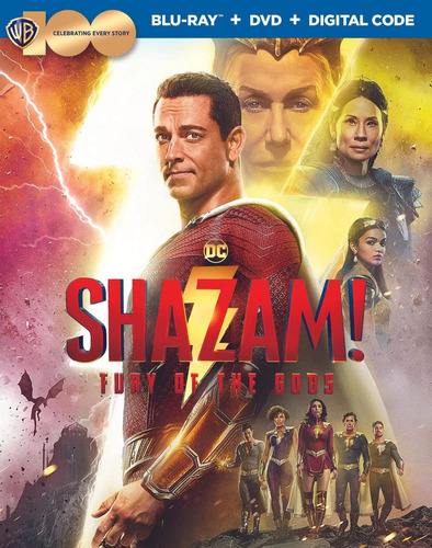 Blu Ray 4k Shazam Fury Of Gods Ultra Hd Original