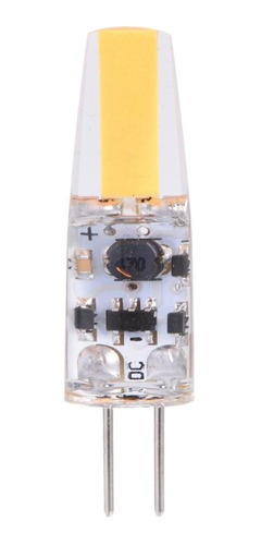 10pcs Ac/dc12-24v G4 Cob Led Lâmpadas Não Regulável Silic