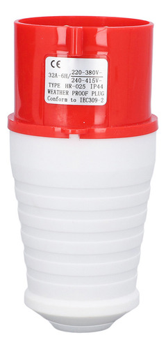 Soquete Industrial De 5 Pinos 32a Ip44 Impermeável À Prova D